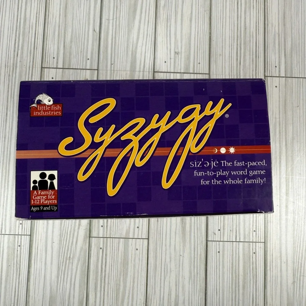 Syzygy Word Game Fast-Paced Fun-to-play Word Game 1999 Crossword‎ NEW SEALED USA